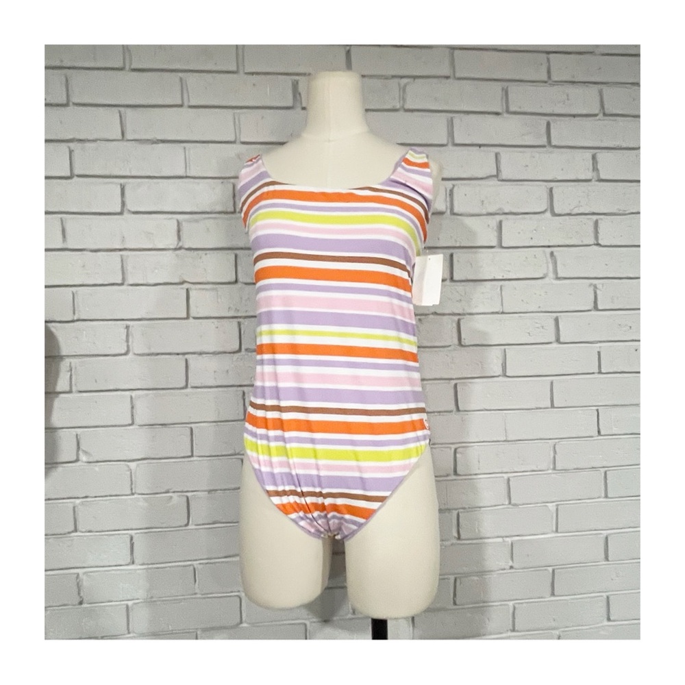 Roxy Surf Kind Kate Reversible Y2K One-Piece‎ Swimsuit